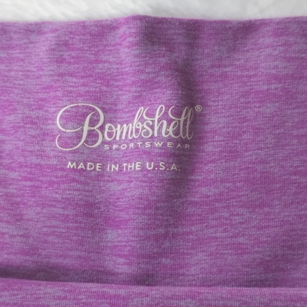 Bombshell Fit Leggings Purple Haze Large - Picture 12 of 13